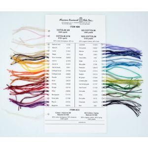 Carte coloris - Cotolin 8/2 - Maurice Brassard