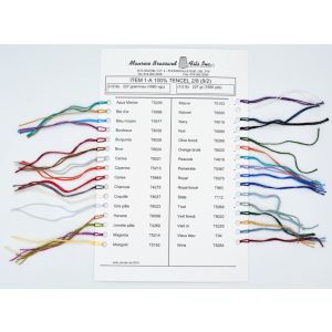 Carte coloris - Tencel 8/2 - Maurice Brassard 