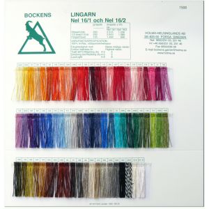 Carte coloris - Lingarn 16/1 & 16/2 - Bockens