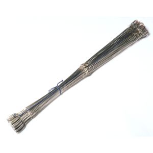 Lisses métalliques à œillet inséré - lot de 100