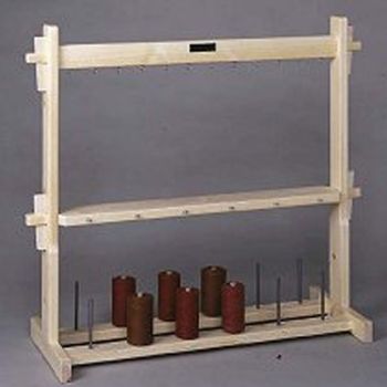 Spool rack for 12 spools