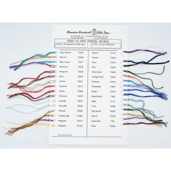 Color card - Tencel 8/2 - Maurice Brassard 