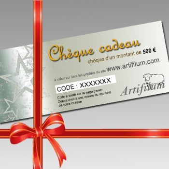 Chèque cadeau 500€