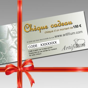 Chèque cadeau - 150 €