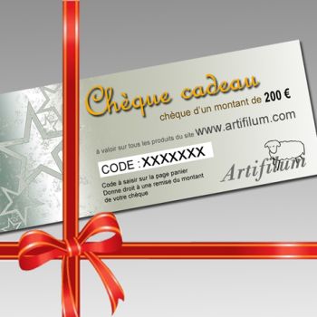 Chèque cadeau - 200 €