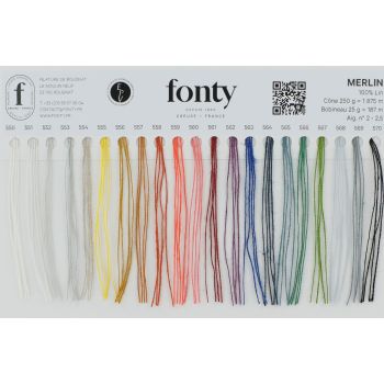 Color card Merlin - Fonty