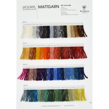 Carte coloris - Mattgarn - Bockens