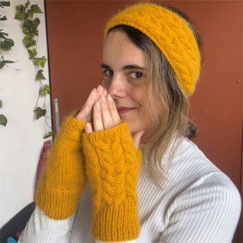 Knitting kit – Rimbelpré Wrist warmers