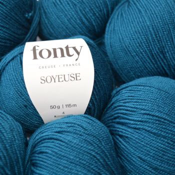 Soyeuse: 70% Mérinos, 30% Soie